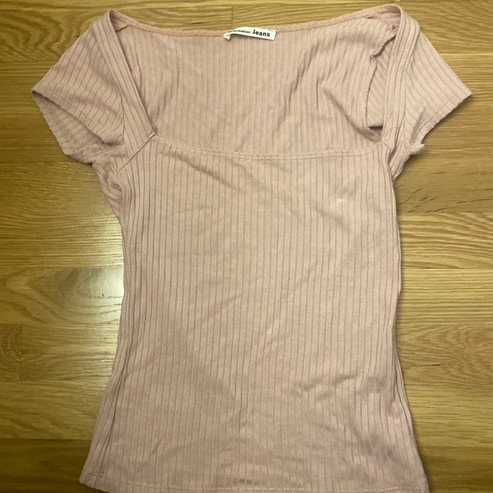 Reformation square neck tee
